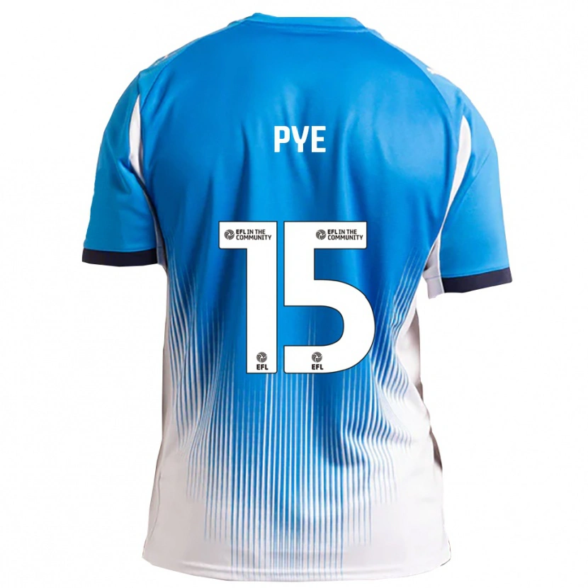 Danxen Hombre Camiseta Ethan Pye #15 Azul Blanco 1ª Equipación 2025/26 La Camisa México