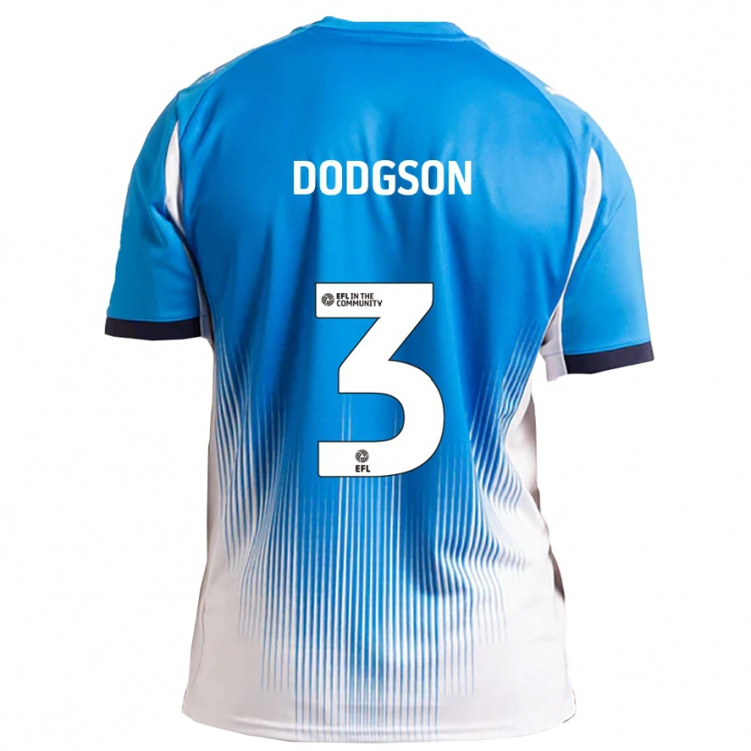Danxen Hombre Camiseta Owen Dodgson #3 Azul Blanco 1ª Equipación 2025/26 La Camisa México