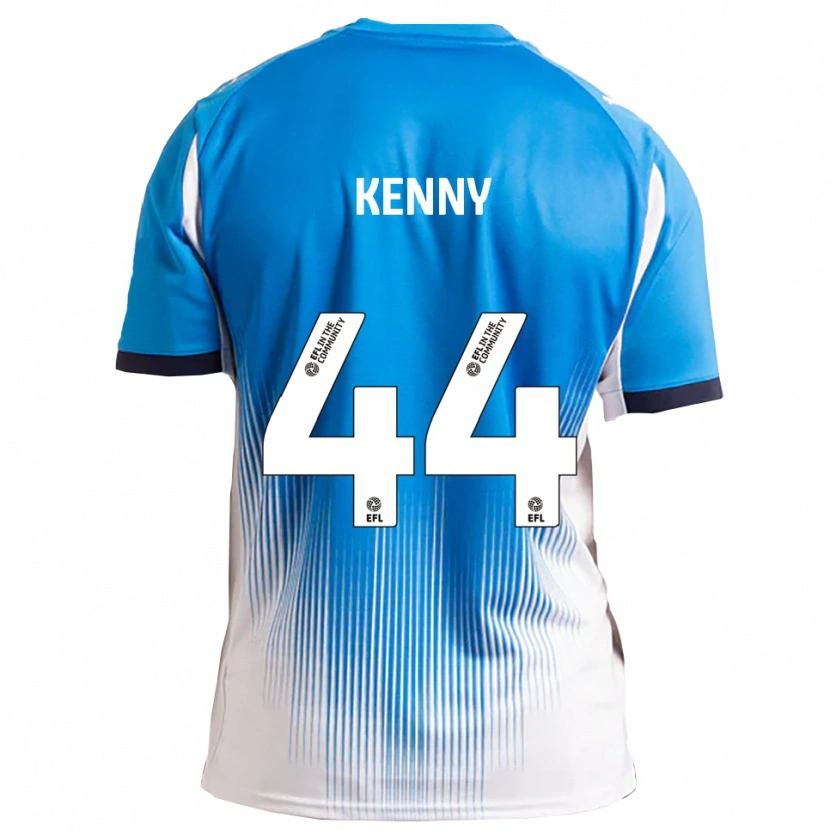 Danxen Hombre Camiseta Jack Kenny #44 Azul Blanco 1ª Equipación 2025/26 La Camisa México