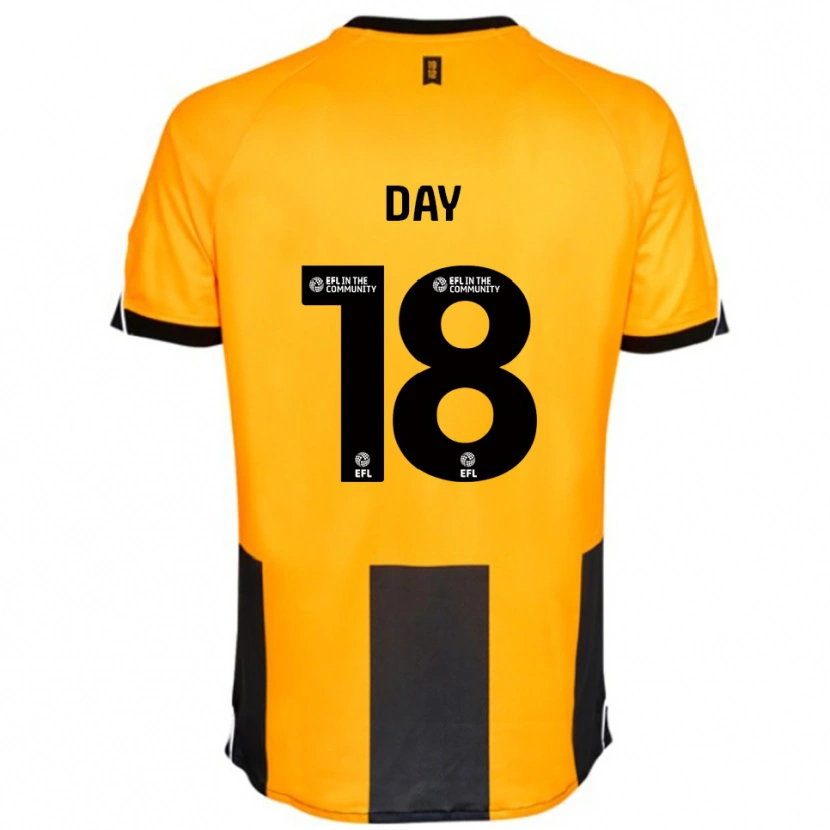 Danxen Hombre Camiseta Niamh Day #18 Naranja Negro 1ª Equipación 2025/26 La Camisa México