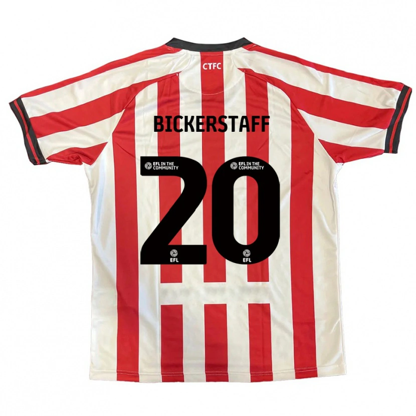 Danxen Hombre Camiseta Jake Bickerstaff #20 Rojo Blanco Negro 1ª Equipación 2025/26 La Camisa México