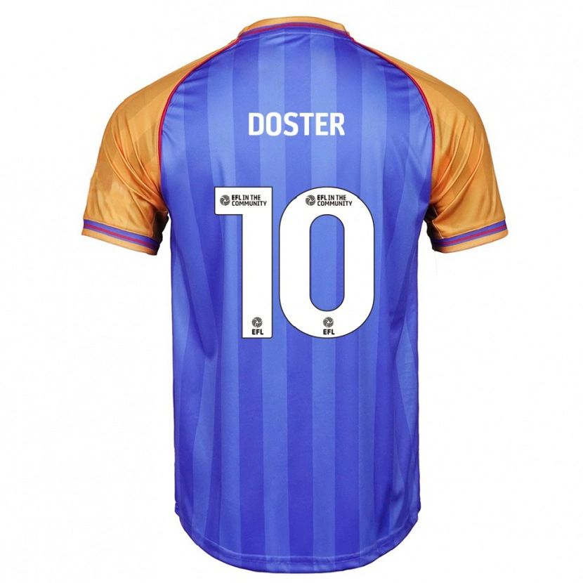 Danxen Hombre Camiseta Katie Doster #10 Azul Naranja 1ª Equipación 2025/26 La Camisa México