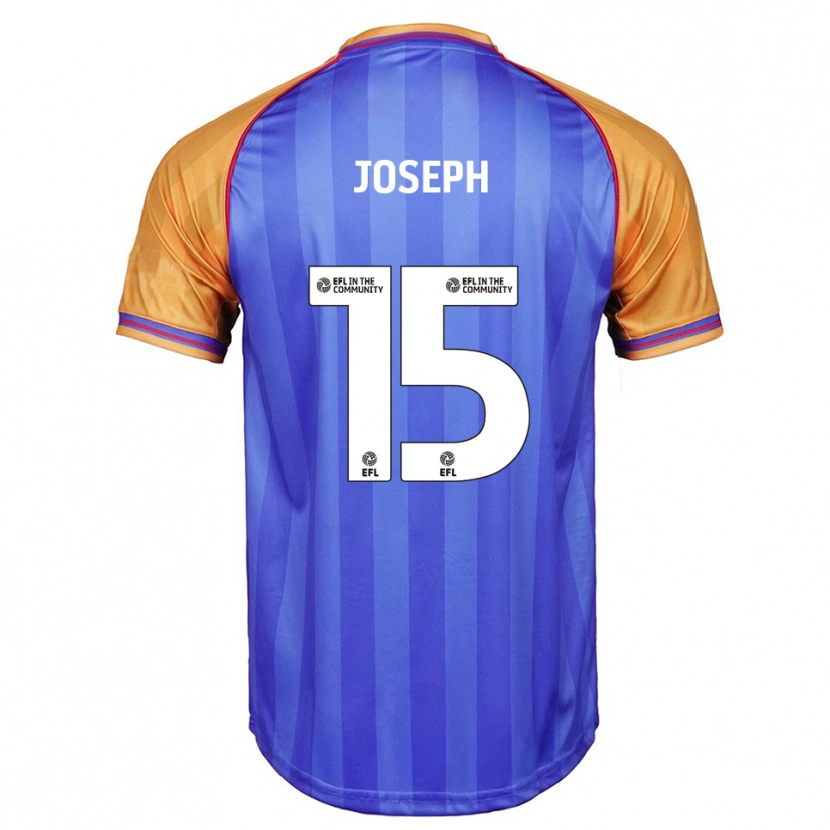 Danxen Hombre Camiseta Megan Joseph #15 Azul Naranja 1ª Equipación 2025/26 La Camisa México