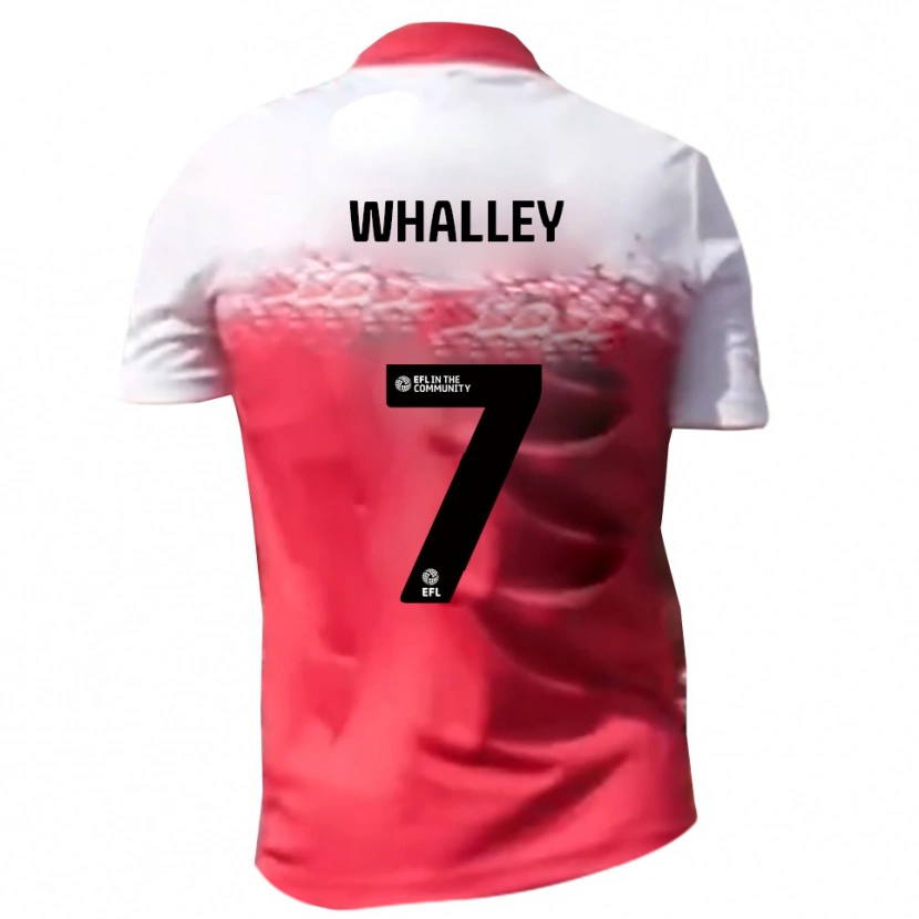 Danxen Hombre Camiseta Shaun Whalley #7 Rojo Blanco 1ª Equipación 2025/26 La Camisa México