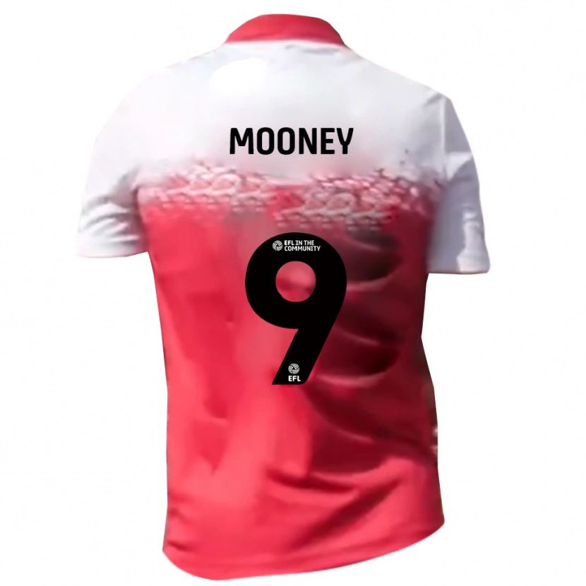 Danxen Hombre Camiseta Kelsey Mooney #9 Rojo Blanco 1ª Equipación 2025/26 La Camisa México