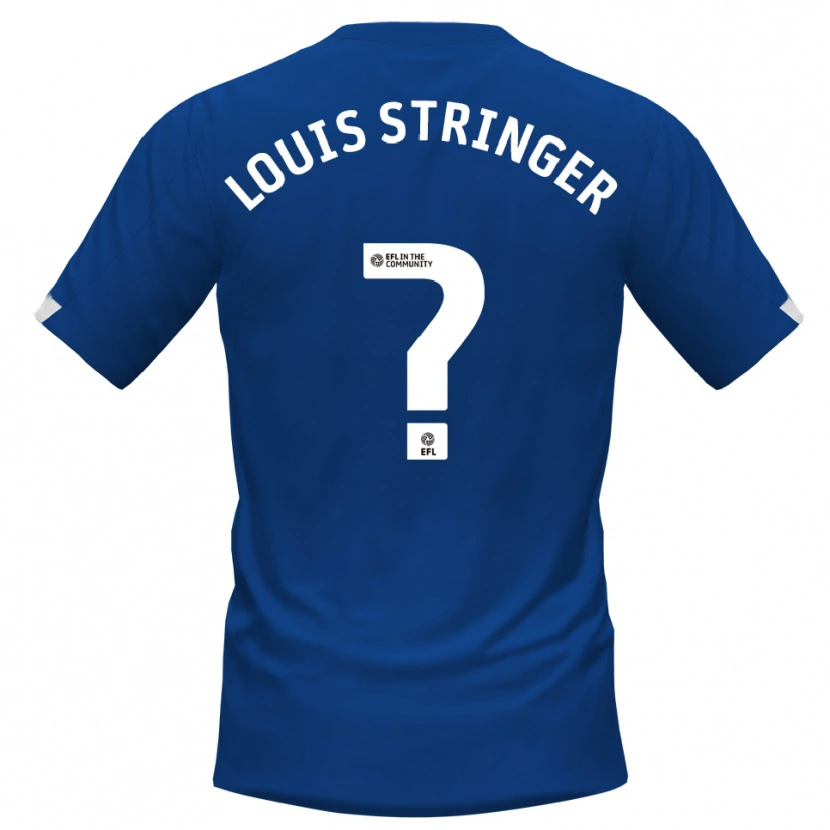 Danxen Hombre Camiseta Ashton Louis Stringer #0 Azul Blanco 1ª Equipación 2025/26 La Camisa México