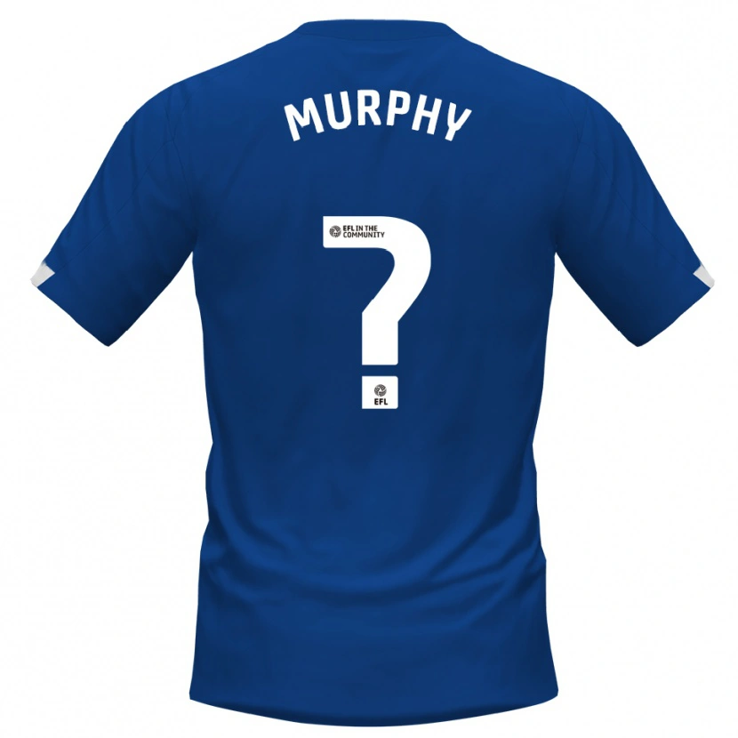 Danxen Hombre Camiseta Hollie Murphy #0 Azul Blanco 1ª Equipación 2025/26 La Camisa México