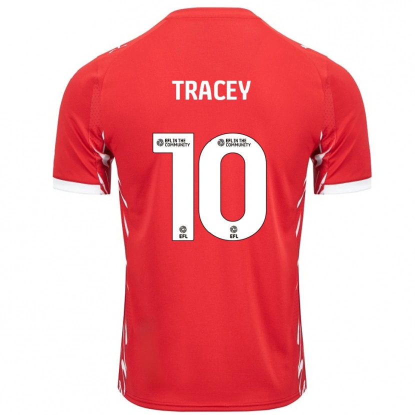 Danxen Hombre Camiseta Shilow Tracey #10 Rojo Blanco 1ª Equipación 2025/26 La Camisa México