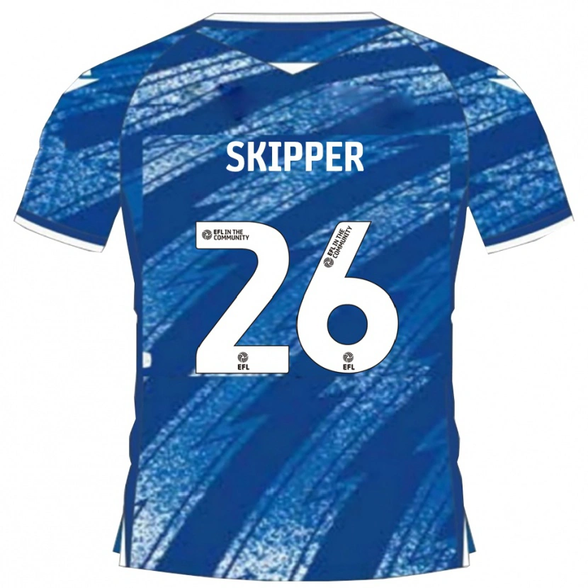 Danxen Hombre Camiseta Stanley Skipper #26 Azul Blanco 1ª Equipación 2025/26 La Camisa México