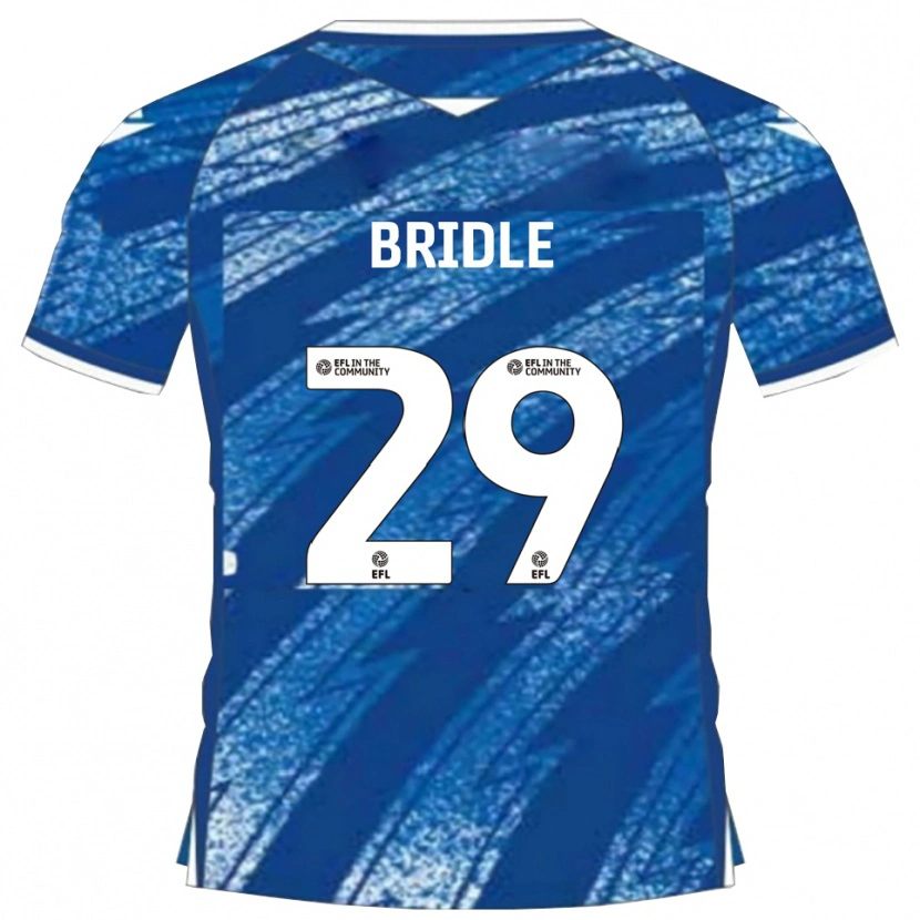 Danxen Hombre Camiseta Harry Bridle #29 Azul Blanco 1ª Equipación 2025/26 La Camisa México