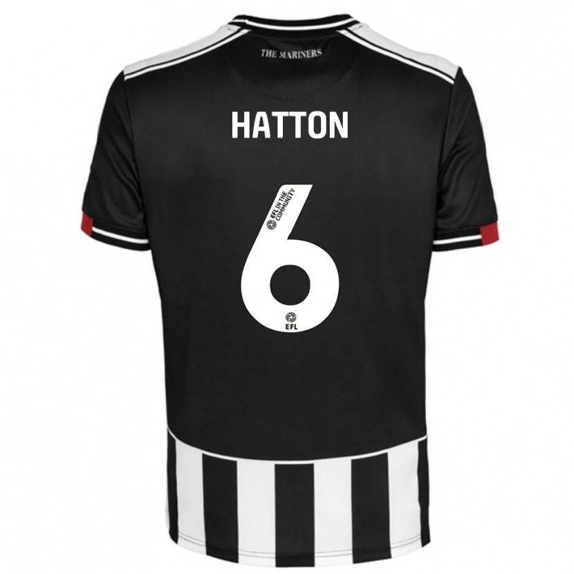Danxen Hombre Camiseta Charlie Hatton #6 Negro Blanco Rojo 1ª Equipación 2025/26 La Camisa México