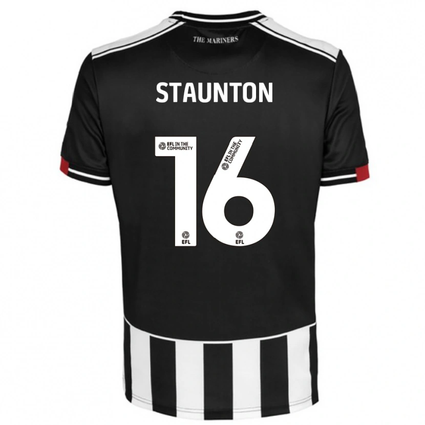 Danxen Hombre Camiseta Reece Staunton #16 Negro Blanco Rojo 1ª Equipación 2025/26 La Camisa México