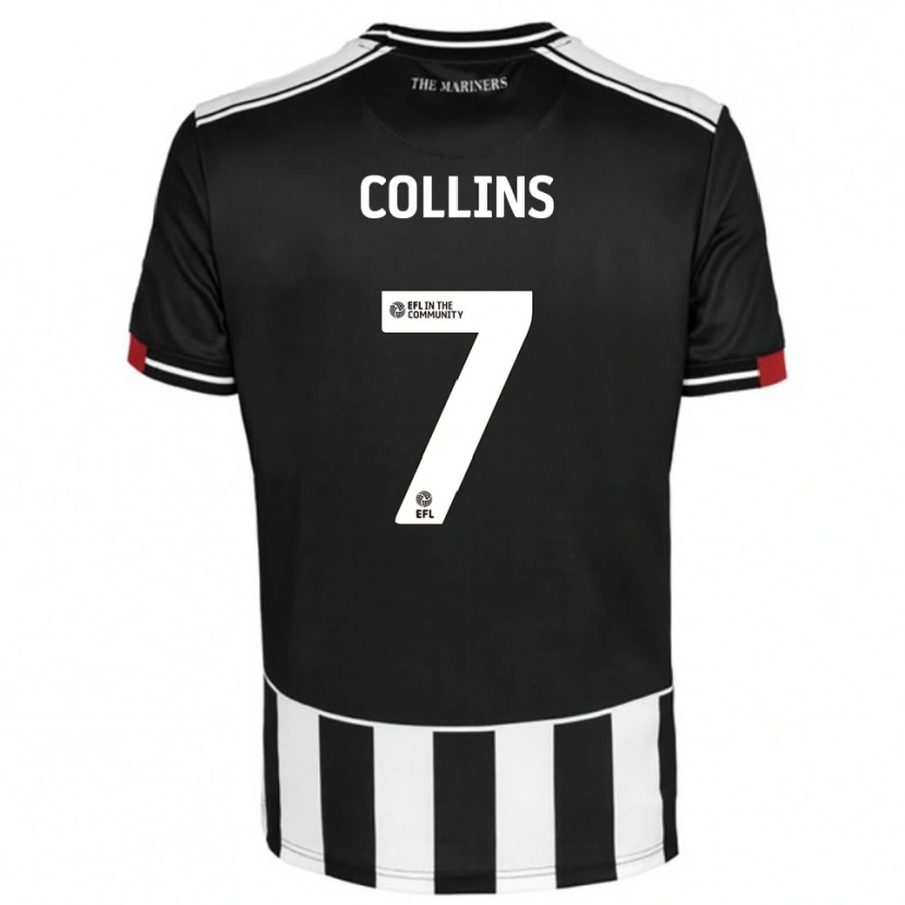 Danxen Hombre Camiseta Jack Collins #7 Negro Blanco Rojo 1ª Equipación 2025/26 La Camisa México