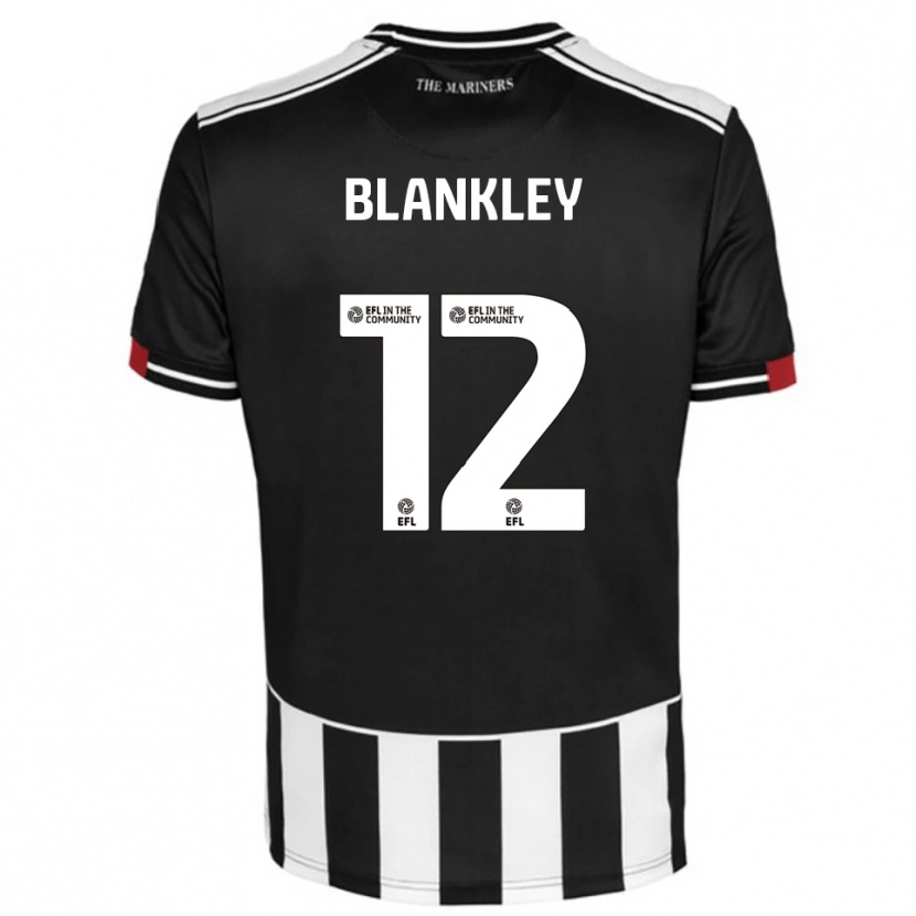 Danxen Hombre Camiseta Jaxon Blankley #12 Negro Blanco Rojo 1ª Equipación 2025/26 La Camisa México