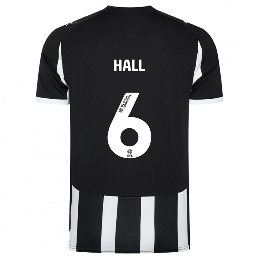 Danxen Hombre Camiseta Tyrese Hall #6 Blanco Negro 1ª Equipación 2025/26 La Camisa México