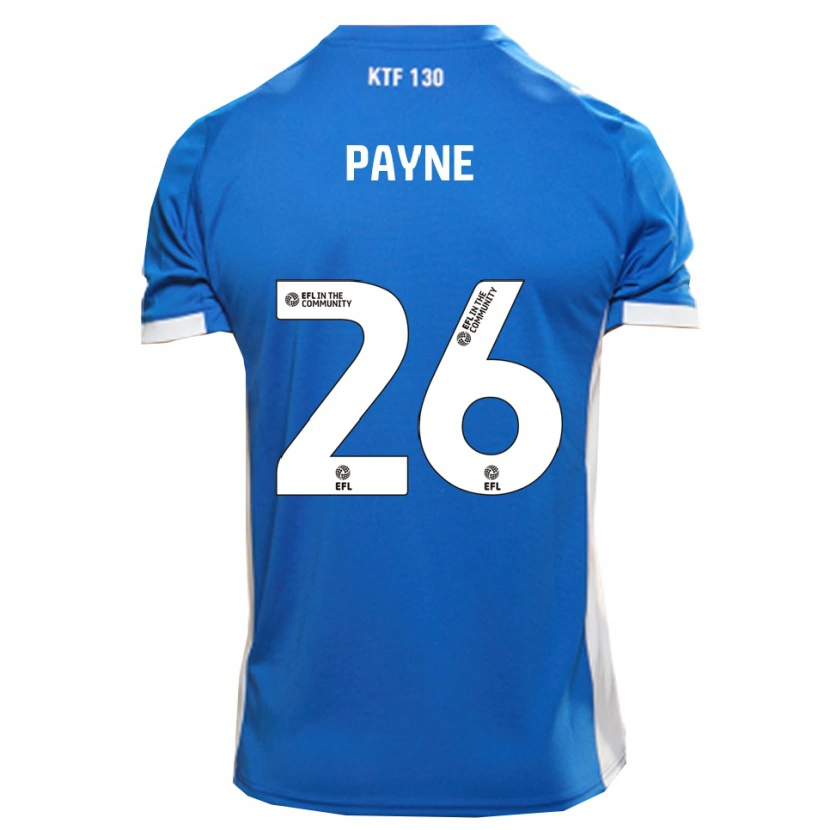 Danxen Hombre Camiseta Kai Payne #26 Azul Blanco 1ª Equipación 2025/26 La Camisa México