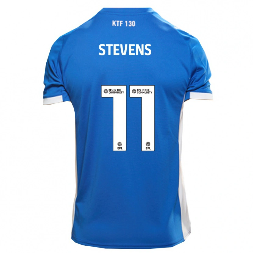Danxen Hombre Camiseta Jack Stevens #11 Azul Blanco 1ª Equipación 2025/26 La Camisa México