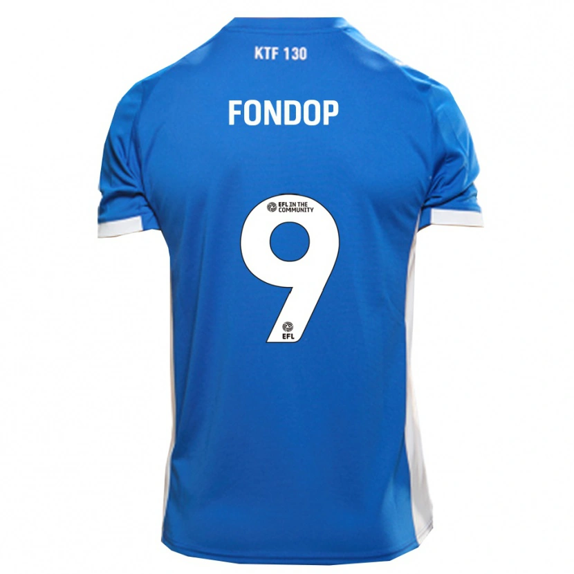 Danxen Hombre Camiseta Mike Fondop #9 Azul Blanco 1ª Equipación 2025/26 La Camisa México
