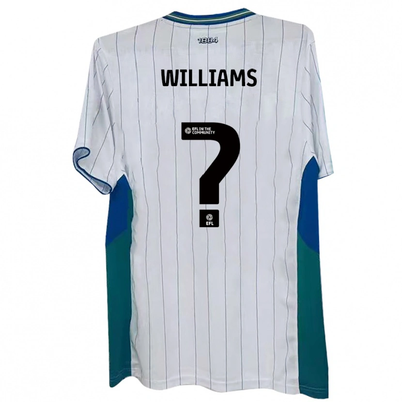 Danxen Hombre Camiseta Laura Williams #0 Blanco Verde Azul 1ª Equipación 2025/26 La Camisa México