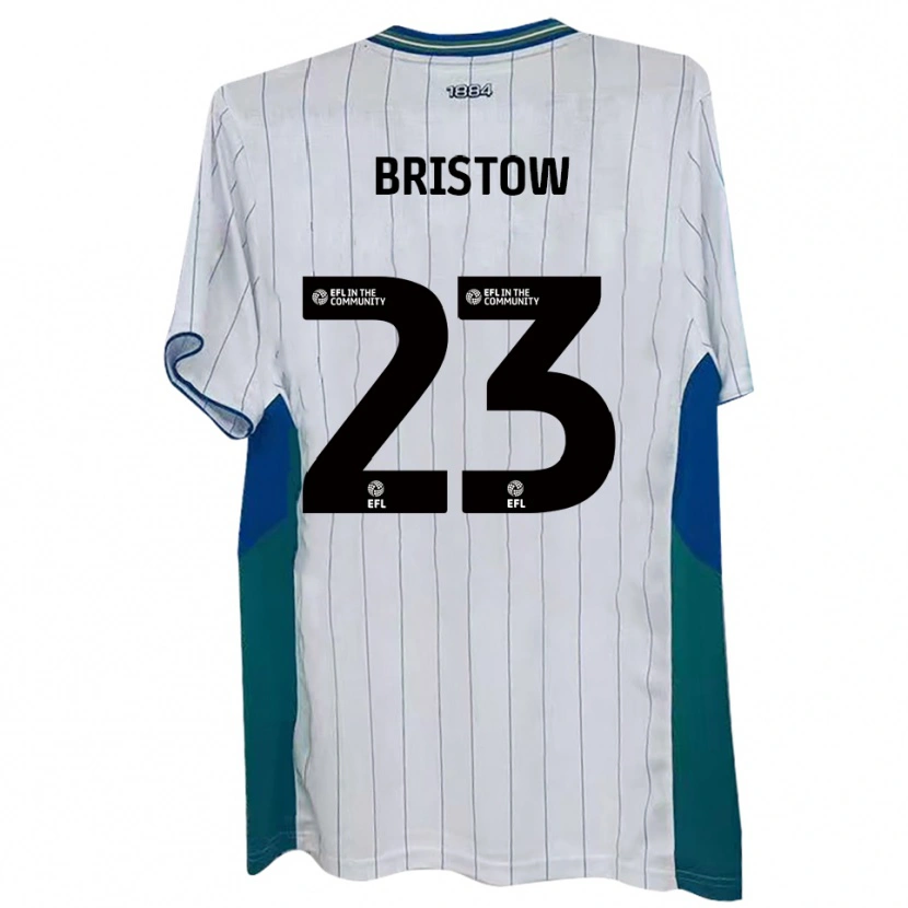 Danxen Hombre Camiseta Ethan Bristow #23 Blanco Verde Azul 1ª Equipación 2025/26 La Camisa México