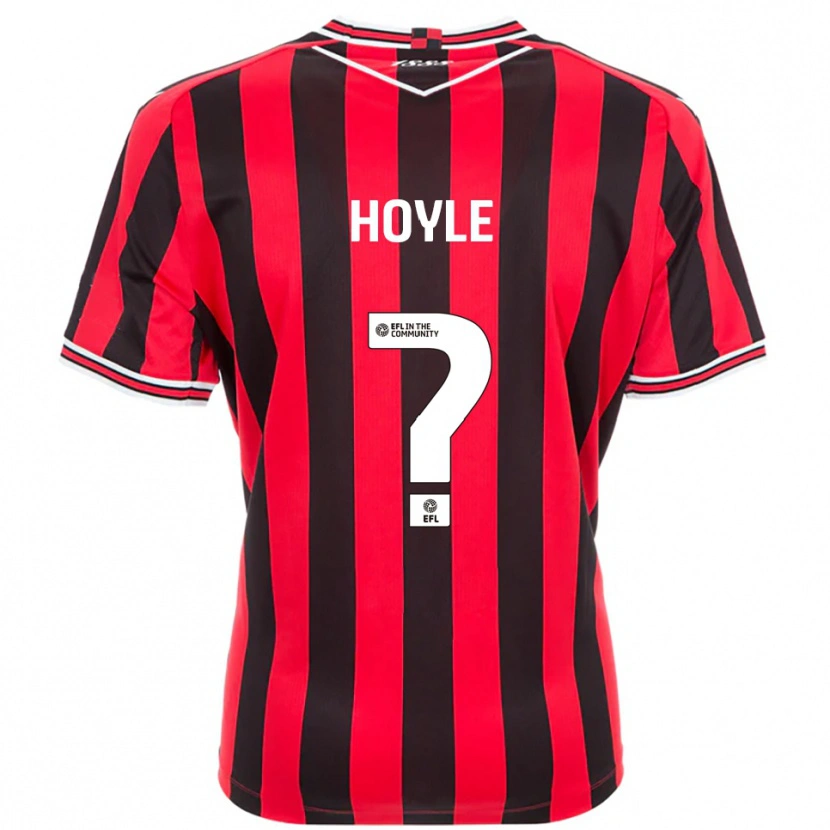 Danxen Hombre Camiseta Lauren Hoyle #0 Rojo Negro 1ª Equipación 2025/26 La Camisa México