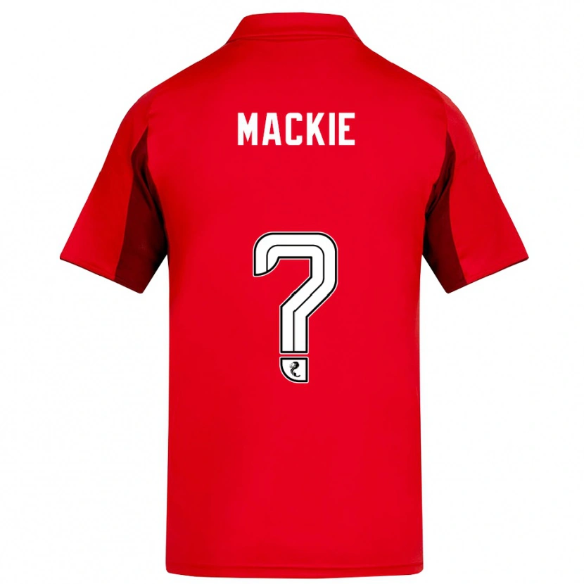 Danxen Hombre Camiseta Fraser Mackie #0 Rojo Borgoña 1ª Equipación 2025/26 La Camisa México