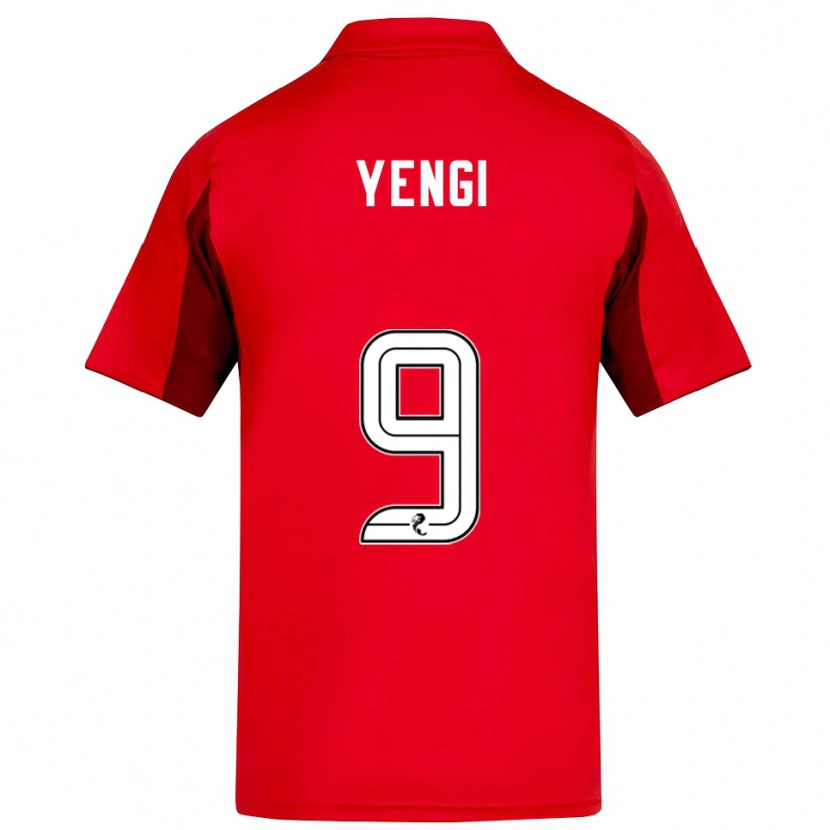 Danxen Hombre Camiseta Kusini Yengi #9 Rojo Borgoña 1ª Equipación 2025/26 La Camisa México