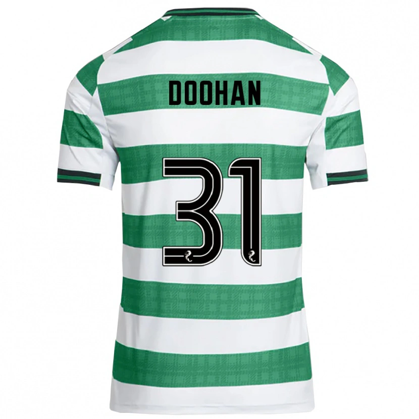 Danxen Hombre Camiseta Ross Doohan #31 Verde Blanco 1ª Equipación 2025/26 La Camisa México