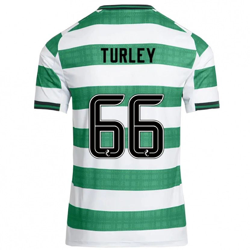 Danxen Hombre Camiseta Francis Turley #66 Verde Blanco 1ª Equipación 2025/26 La Camisa México