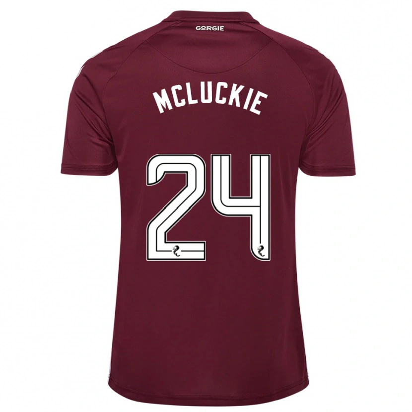 Danxen Hombre Camiseta Bobby Mcluckie #24 Borgoña Blanco 1ª Equipación 2025/26 La Camisa México