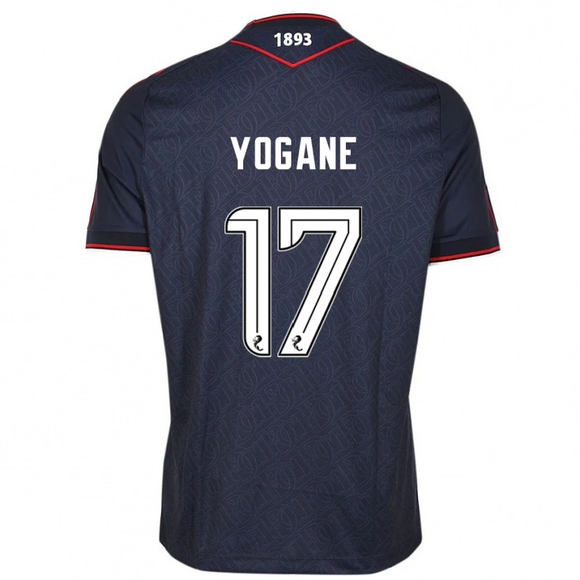 Danxen Hombre Camiseta Tony Yogane #17 Azul Marino Blanco 1ª Equipación 2025/26 La Camisa México