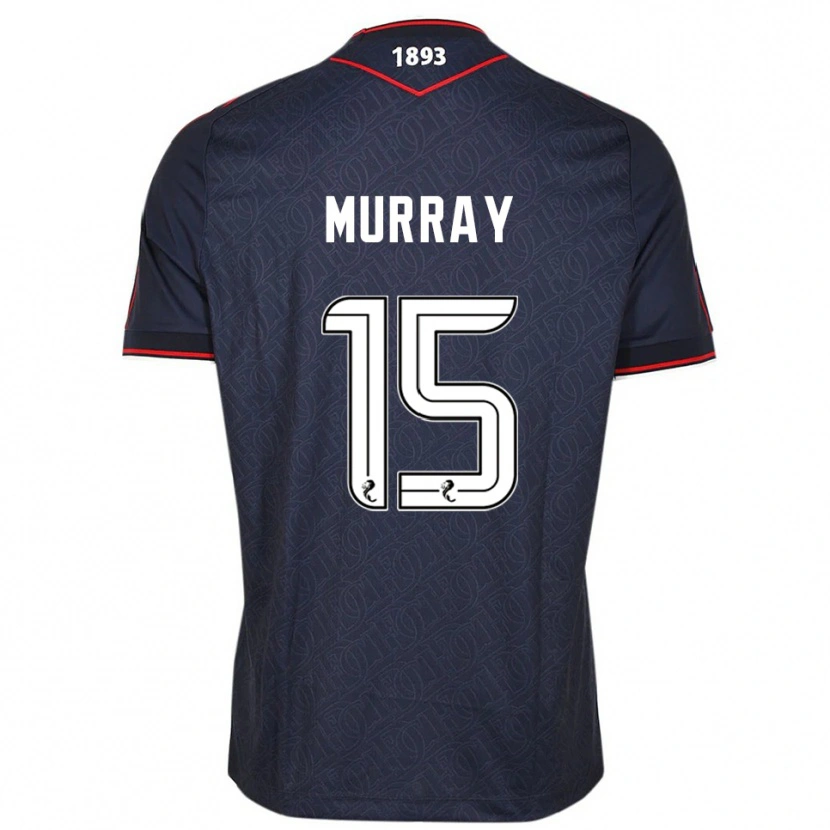 Danxen Hombre Camiseta Simon Murray #15 Azul Marino Blanco 1ª Equipación 2025/26 La Camisa México
