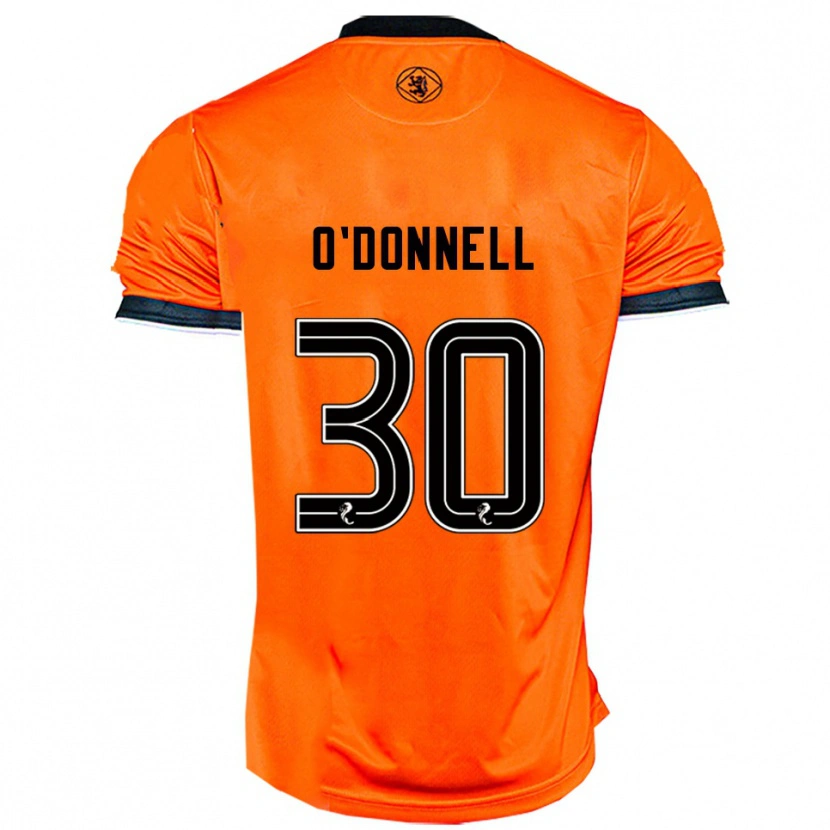 Danxen Hombre Camiseta Lewis O'donnell #30 Naranja Negro 1ª Equipación 2025/26 La Camisa México