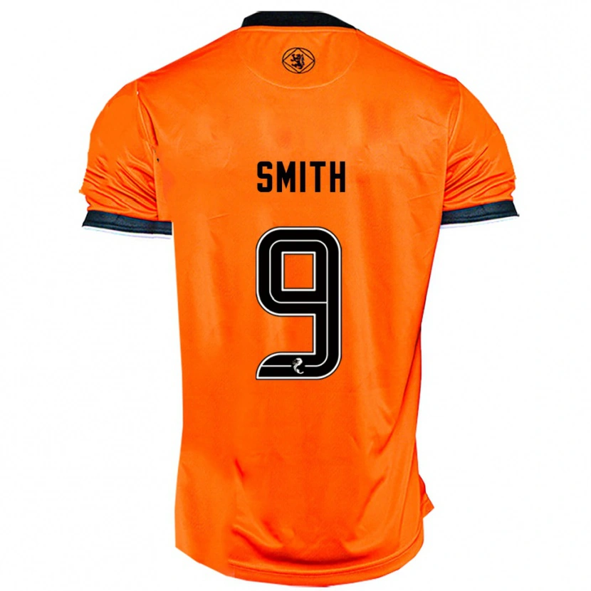Danxen Hombre Camiseta Robyn Smith #9 Naranja Negro 1ª Equipación 2025/26 La Camisa México