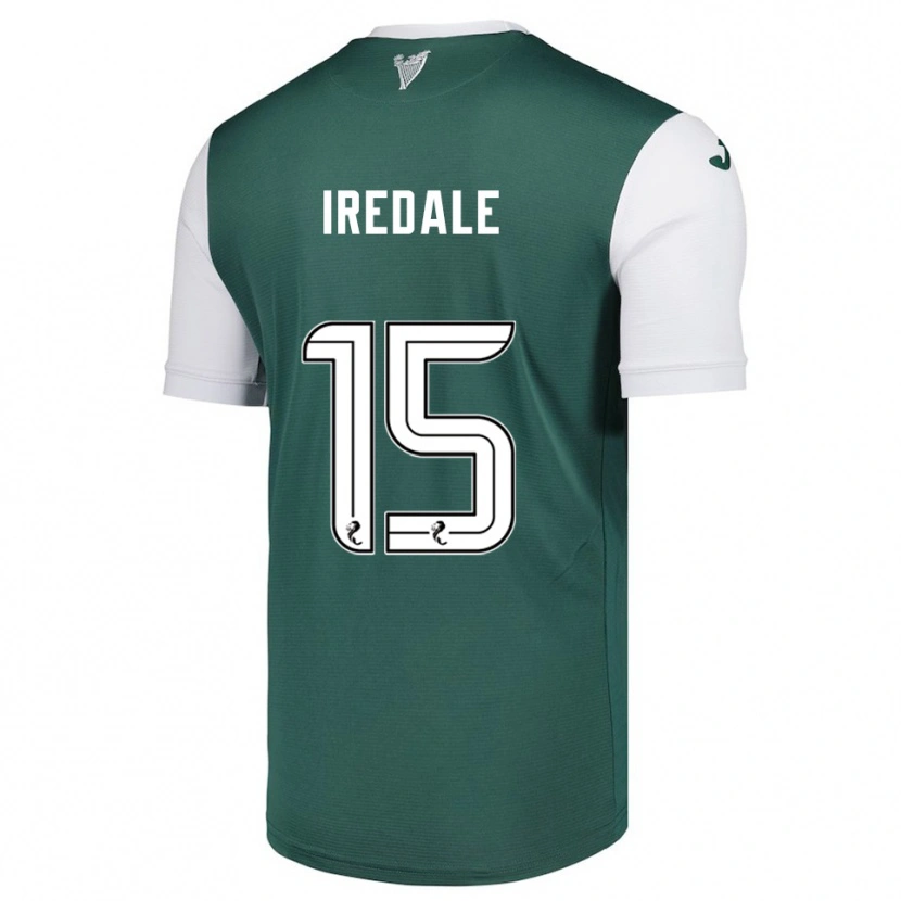 Danxen Hombre Camiseta Jack Iredale #15 Verde Blanco 1ª Equipación 2025/26 La Camisa México