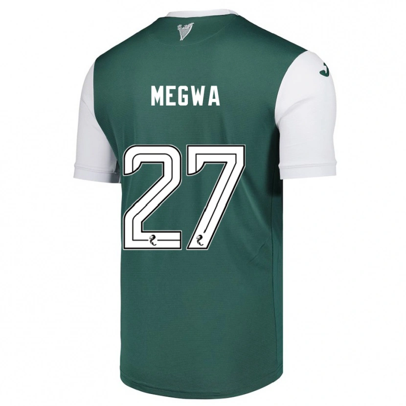 Danxen Hombre Camiseta Kanayo Megwa #27 Verde Blanco 1ª Equipación 2025/26 La Camisa México