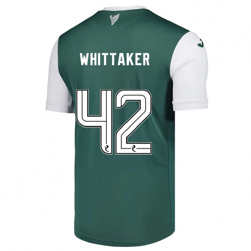 Danxen Hombre Camiseta Rory Whittaker #42 Verde Blanco 1ª Equipación 2025/26 La Camisa México