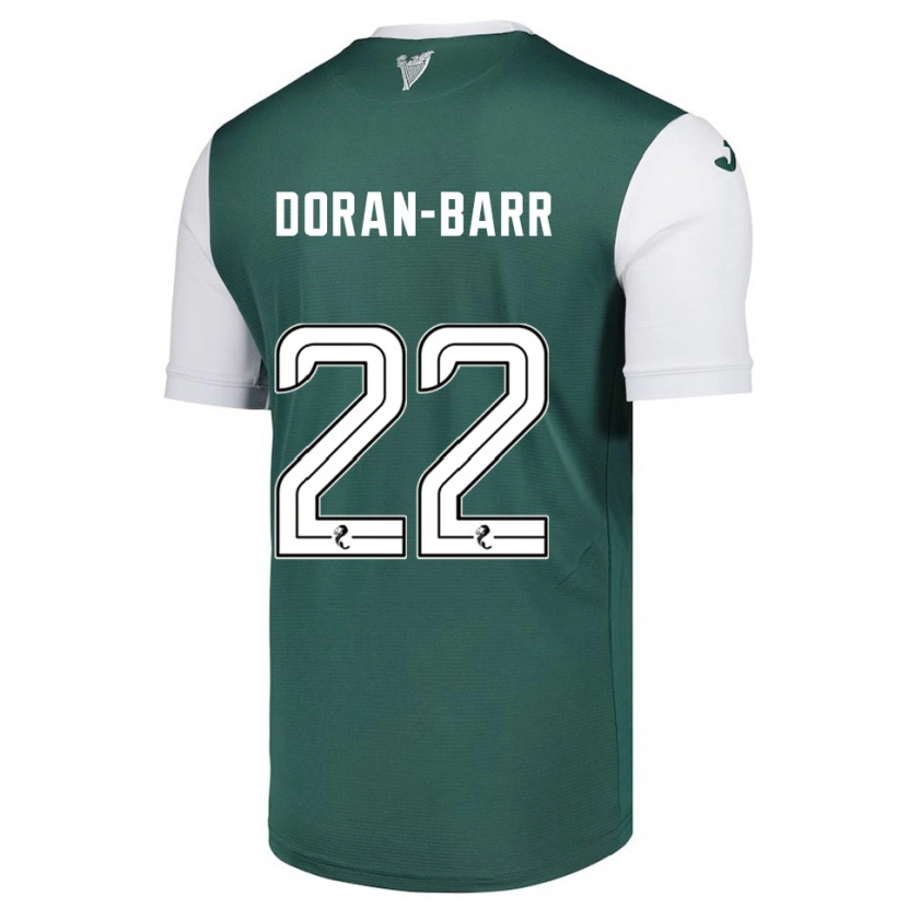 Danxen Hombre Camiseta Lauren Doran-Barr #22 Verde Blanco 1ª Equipación 2025/26 La Camisa México