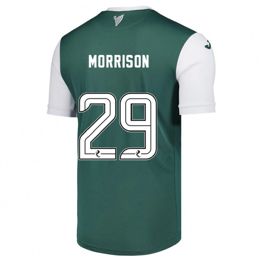 Danxen Hombre Camiseta Kirsty Morrison #29 Verde Blanco 1ª Equipación 2025/26 La Camisa México
