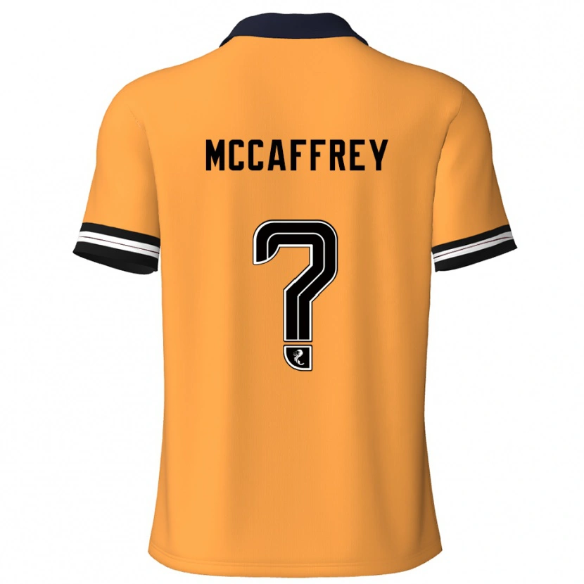 Danxen Hombre Camiseta Matthew Mccaffrey #0 Amarillo Negro 1ª Equipación 2025/26 La Camisa México