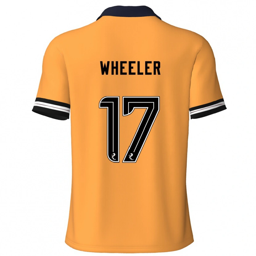 Danxen Hombre Camiseta Jessica Wheeler #17 Amarillo Negro 1ª Equipación 2025/26 La Camisa México