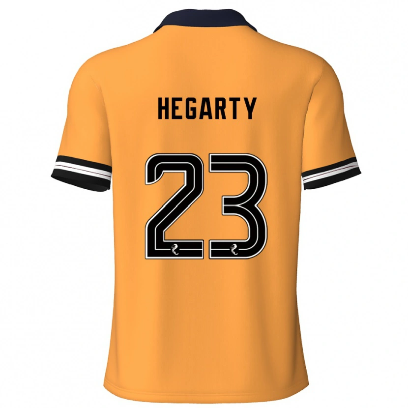 Danxen Hombre Camiseta Nina Hegarty #23 Amarillo Negro 1ª Equipación 2025/26 La Camisa México