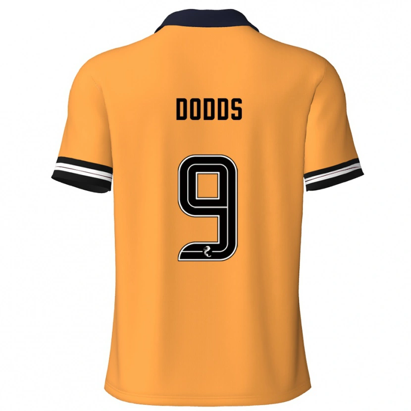 Danxen Hombre Camiseta Jen Dodds #9 Amarillo Negro 1ª Equipación 2025/26 La Camisa México