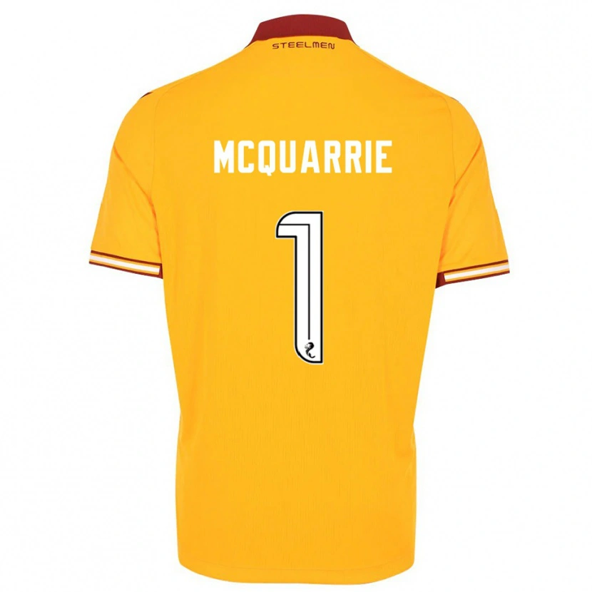 Danxen Hombre Camiseta Colbi Mcquarrie #1 Amarillo Borgoña 1ª Equipación 2025/26 La Camisa México