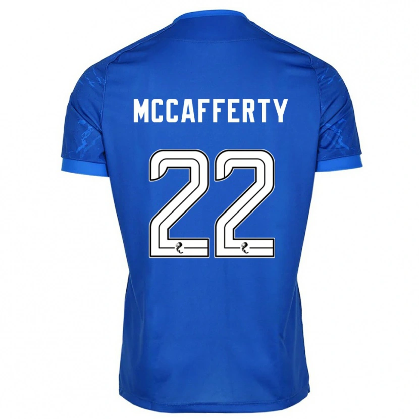Danxen Hombre Camiseta Eirinn Mccafferty #22 Azul Blanco 1ª Equipación 2025/26 La Camisa México