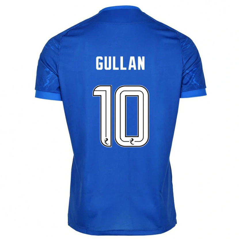 Danxen Hombre Camiseta Jamie Gullan #10 Azul Blanco 1ª Equipación 2025/26 La Camisa México