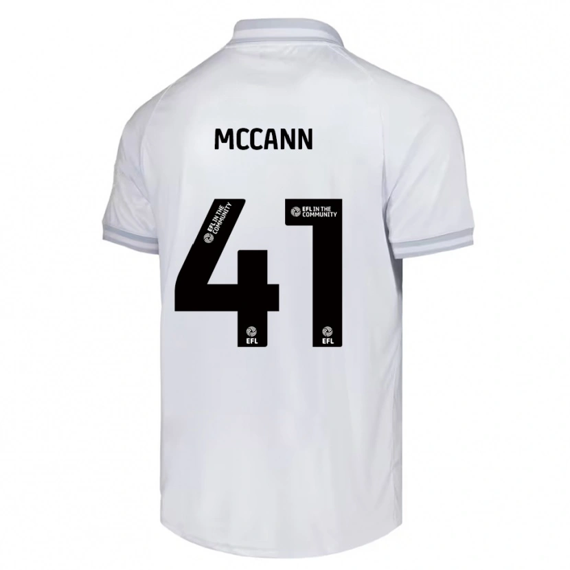 Danxen Hombre Camiseta Bayley Mccann #41 Blanco Gris Negro 2ª Equipación 2025/26 La Camisa México