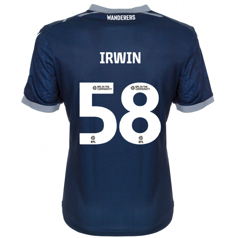 Danxen Hombre Camiseta Harley Irwin #58 Azul Marino Gris 2ª Equipación 2025/26 La Camisa México