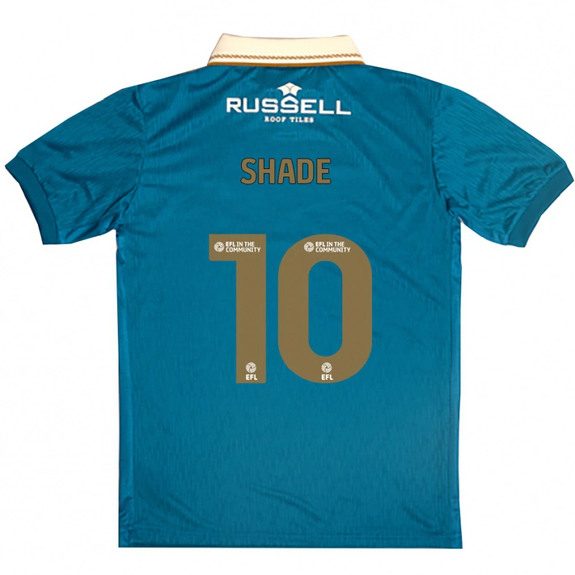 Danxen Hombre Camiseta Tyrese Shade #10 Celeste Blanco 2ª Equipación 2025/26 La Camisa México