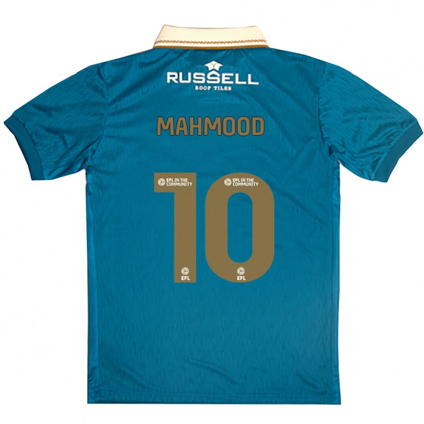 Danxen Hombre Camiseta Hajrah Mahmood #10 Celeste Blanco 2ª Equipación 2025/26 La Camisa México